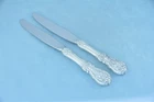 2 Reed & Barton Francis I Sterling 9" HH Modern Blade Dinner Knife No Monogram