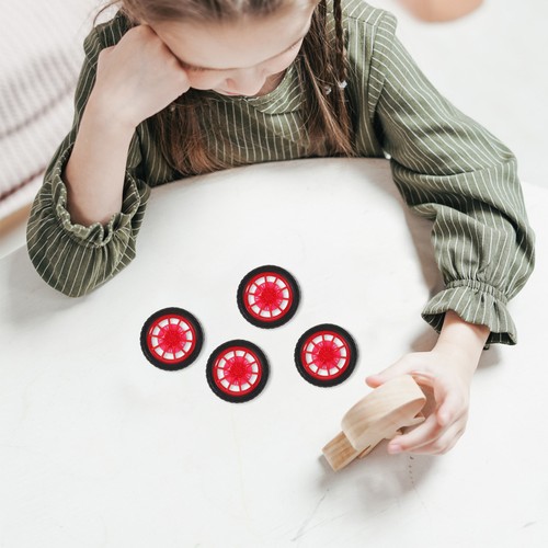 20 Pcs Wheel Toy Accessories Child Baby Diy Car Wheels Accessory - Picture 3 of 12