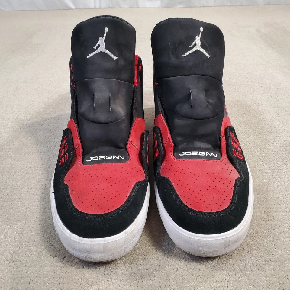 Nike Air Jordan Flight 23 Zapatos Clásicos Para Hombres 12 Negro Rojo Blanco Logo 510892 010 Foto 2 de 4