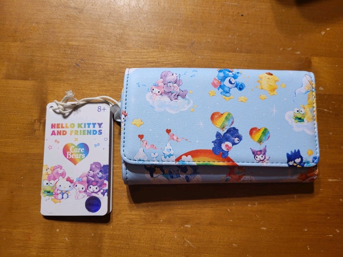 Loungefly Hello Kitty and Friends Care Bears Zipper Wallet