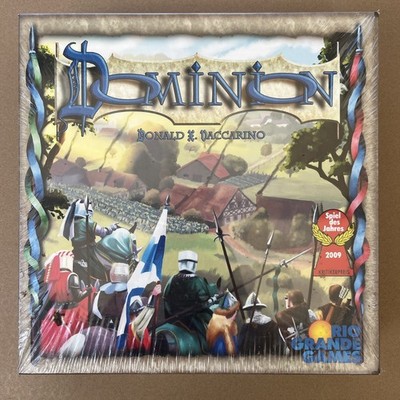 Rio Grande Games Dominion Board Game Strategy 2-4 Players Complete 2009 Sealed