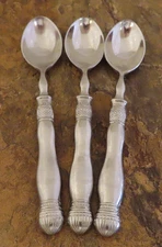 Southern Living Gallery Set of 3 Teaspoons Spoons Stainless Flatware Lot Y