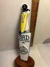 LAZY MAGNOLIA BAD CAPTAIN GOSE BAD PELICAN CAPTAIN beer tap handle MISSISSIPPI