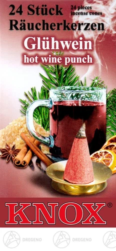 Accessoires Knox Encens Vin Chiné (24) Neuf Ore Mountains Encens