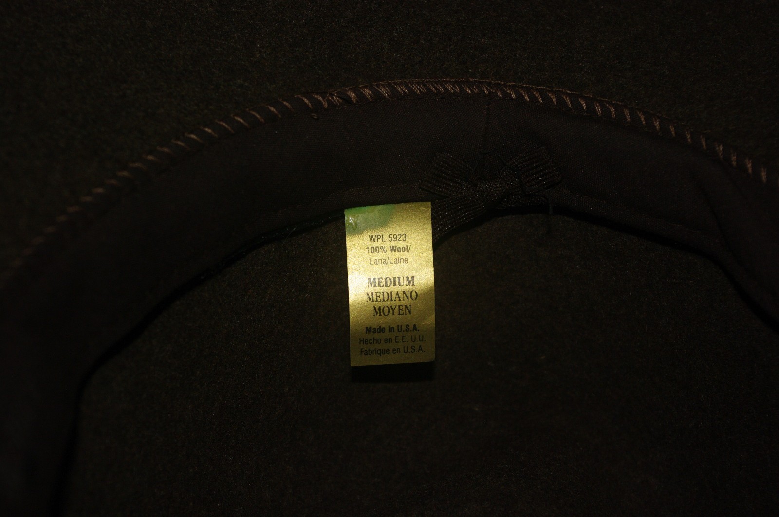 Pendleton Wool Fedora Hat Medium - image 6