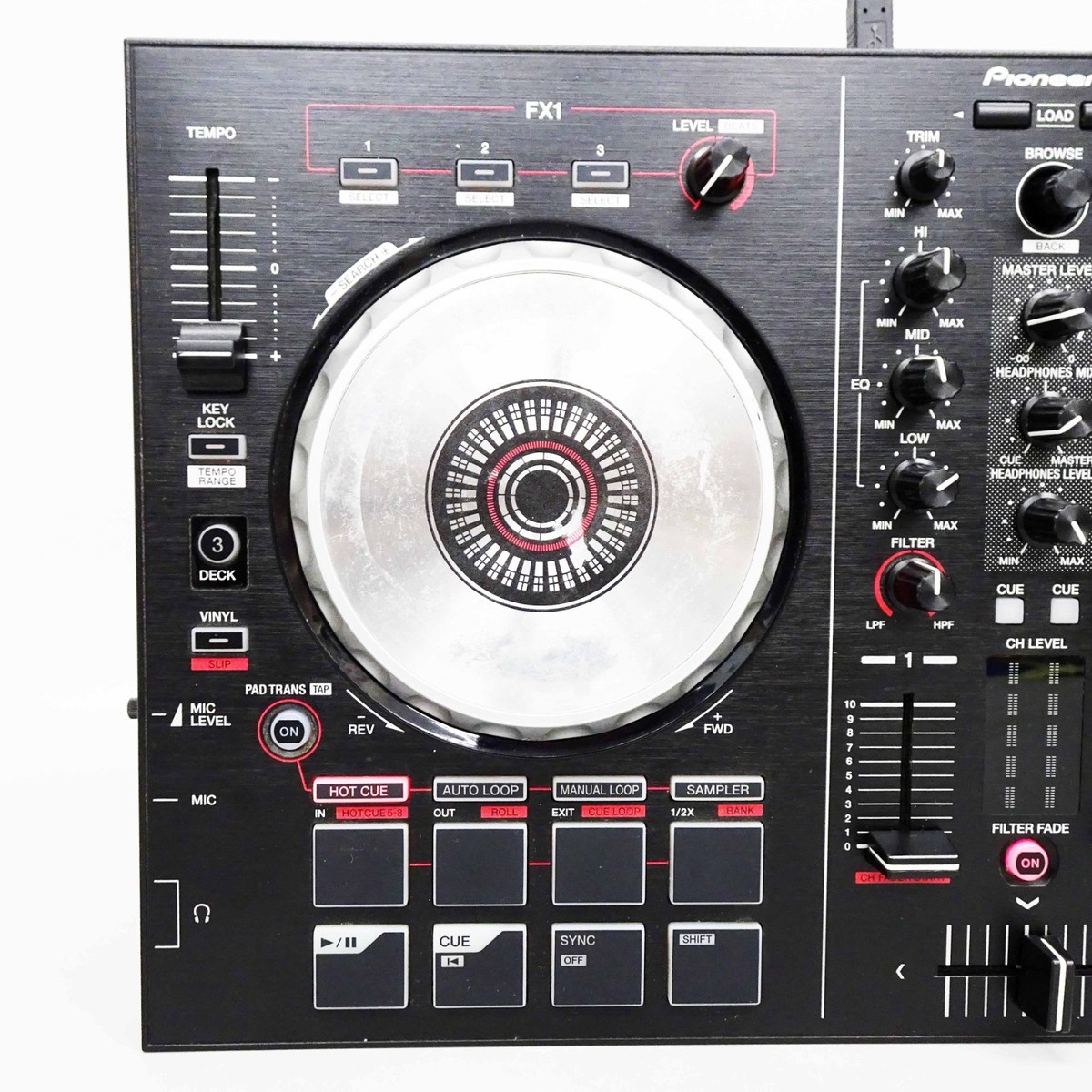 Pioneer DJ DDJ-SB2 Black DJ Controller 2-Channel Serato DJ Pro
