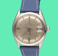 Tudor Prince Oysterdate Silver Dial on Leather 7966