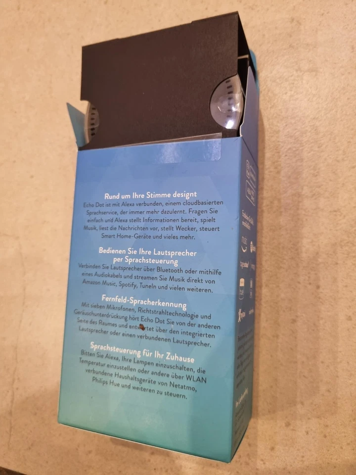 Alexa Amazon Echo Dot 2. Generation Sprachgesteuerter Smart Assistant Schwarz - Bild 3 von 4