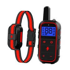 Dog Training Collar Electric Dog Collar with 4 Training Modes and Red