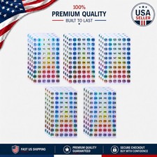 20 Sheets 1 to 300 Consecutive Laser Number Stickers round Self Adhesive Reflect