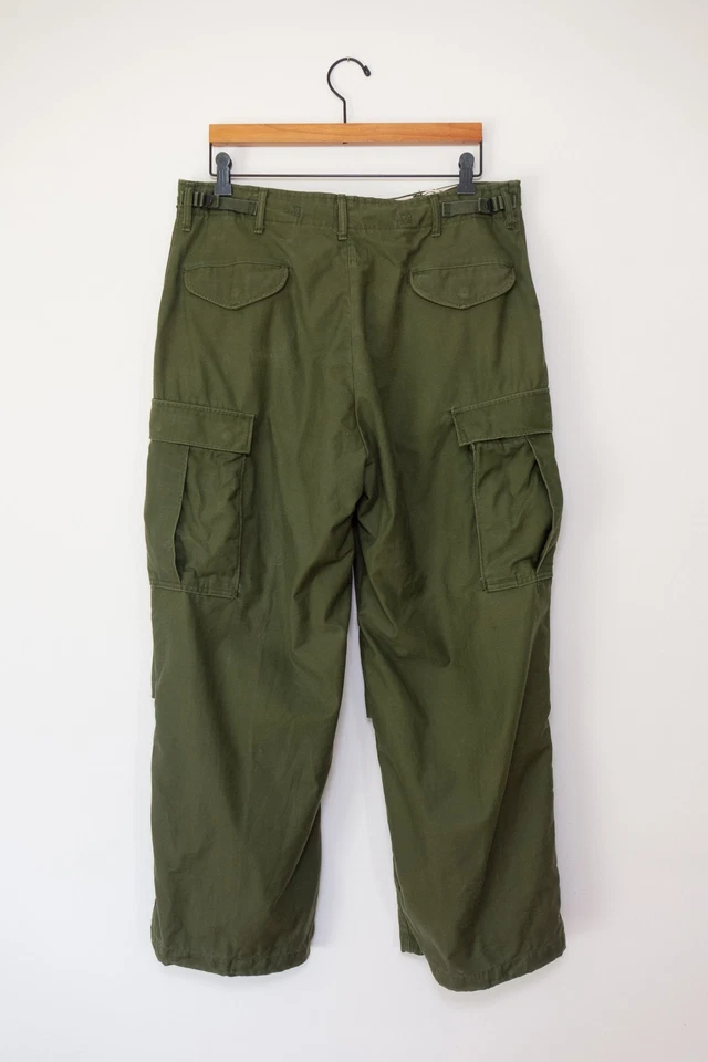 Винтажные военные боевые брюки-подвески для холодной погоды DSA100-72-C-1636 размер Med Reg - Изображение 2 из 4