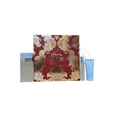 Light Blue By Dolce & Gabbana 3 Pcs Gift Set For Women