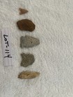 Lot Of 5 Authentic Native American Indian Arrowheads, Artifacts — photo 1