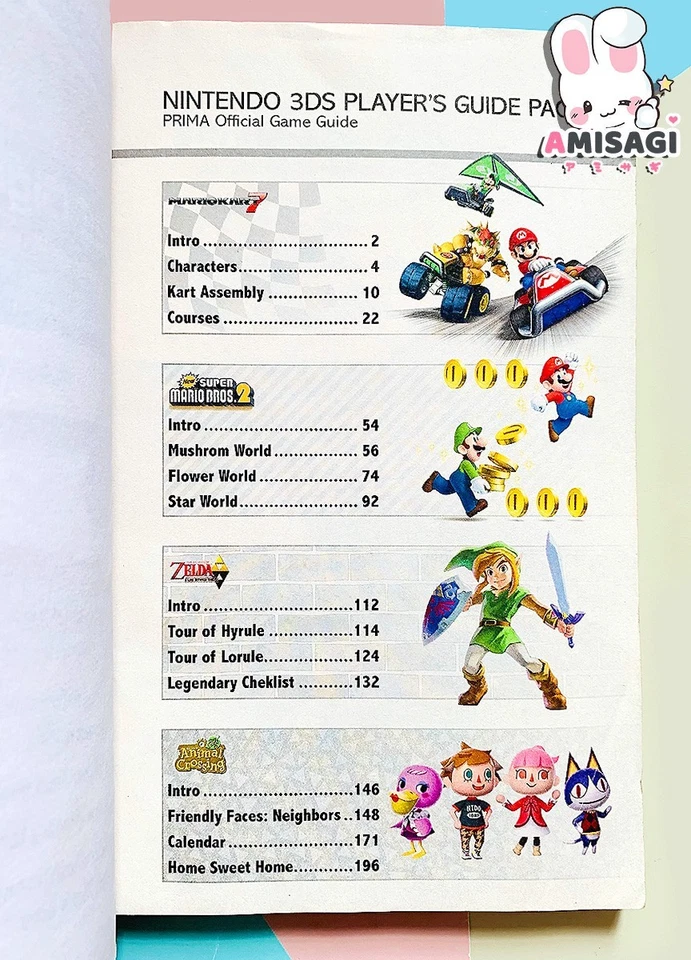 The Legend of Zelda: a Link between Worlds + Mario Kart Solution Book English - Image 3 of 4