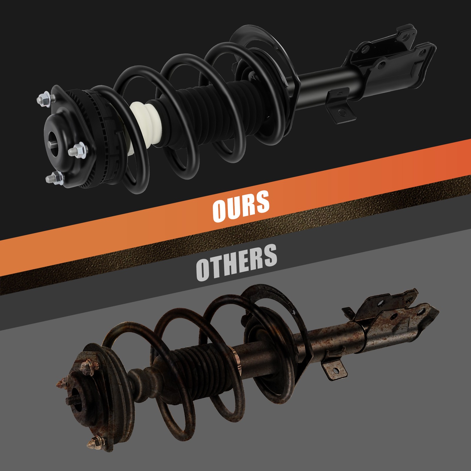 Front Complete Shocks Struts Coil Springs For 2011-18 Dodge Journey V6 3.6L