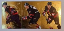 95 96 Fleer Ultra OTTAWA SENATORS lot of 3 Gold Medallion Edition Hockey Cards