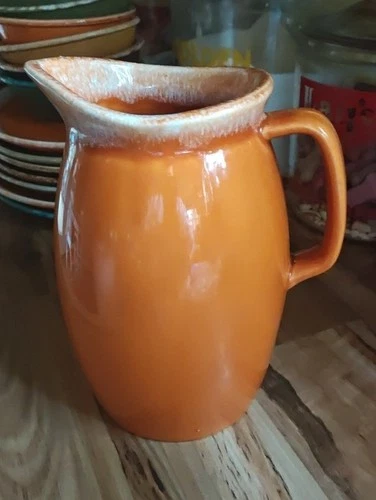 Vintage Hull Pottery 9 " Pitcher. Made In USA