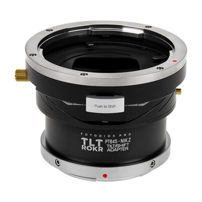 Fotodiox TLT ROKR Tilt/Shift Objektivadapter Pentax 645 Linse für Nikon Z Kamera