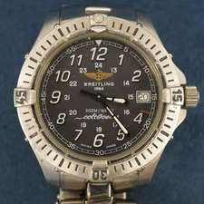 Breitling Colt Ocean A64050 Grey Dial Quartz Men's Watch 41mm - Free Ship USA