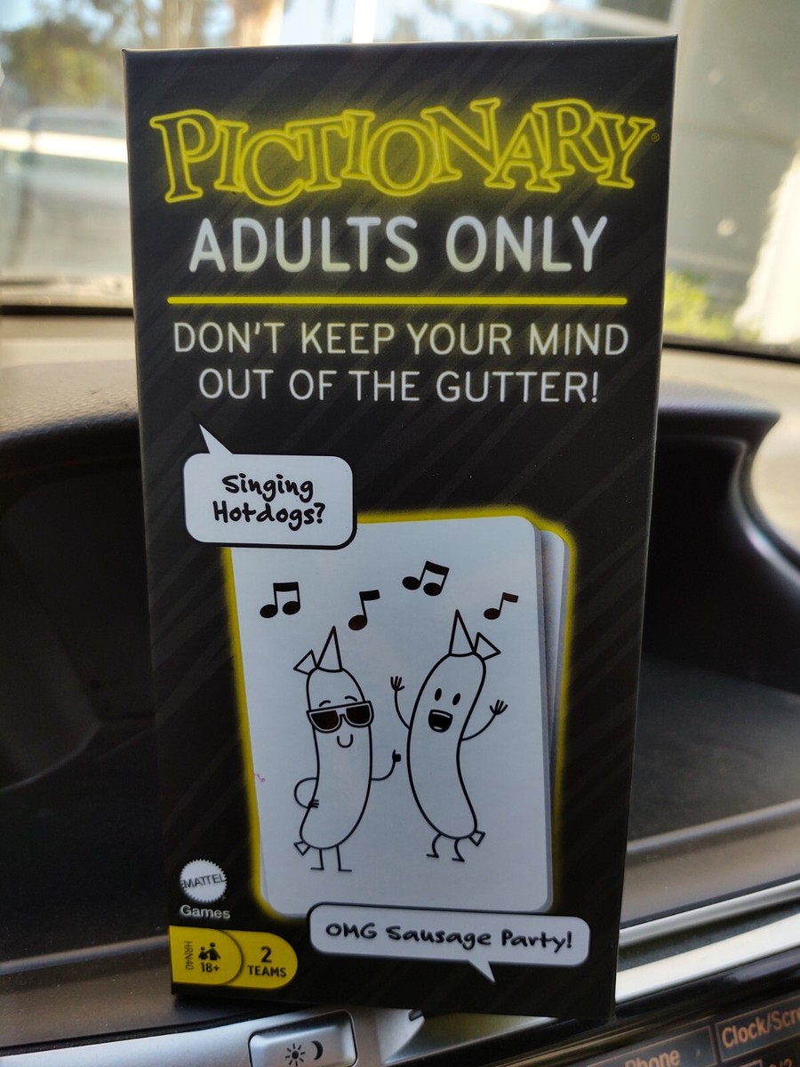 New 2024 ADULTS ONLY Mattel Pictionary Game - Brand New | eBay