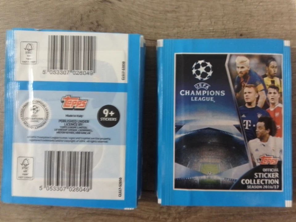 TOPPS - UEFA CHAMPIONS LEAGUE 2016/2017 - 50 POCHETTES NEUVES - Photo 1/1