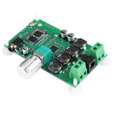 DC7-15V 2x10W/15W Bluetooth Qualcomm QCC3034 Power Amplifier Module &Knob Switch
