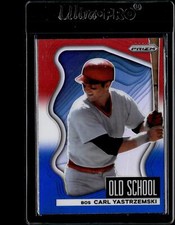2022 Panini Prizm Old School Red/White/Blue Prizm #OS-8 Carl Yastrzemski