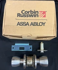 CORBIN RUSSWIN CYLINDRICAL PASSAGE LATCHSET CK4210 BRD US26D KNOB GRADE 1