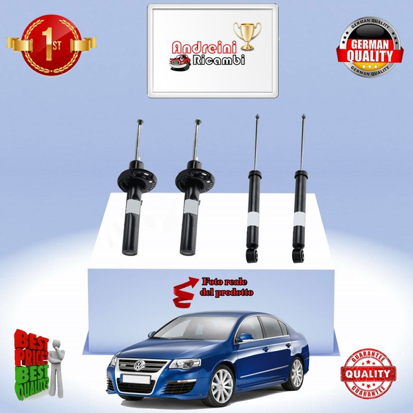 Set 4 StoßDäMpfer Vorderseite + Heck VW 2.0 FSI 110KW 150CV Von 2008-> A130-image