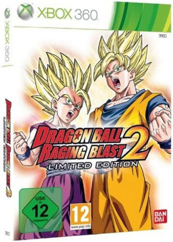 Jeu Xbox 360 - Dragon Ball: Raging Blast 2 - Edition Limited - Complet - PAL EU - Zdjęcie 1 z 2