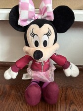 Minnie Mouse Disney Roadster Racer Race Car Plush