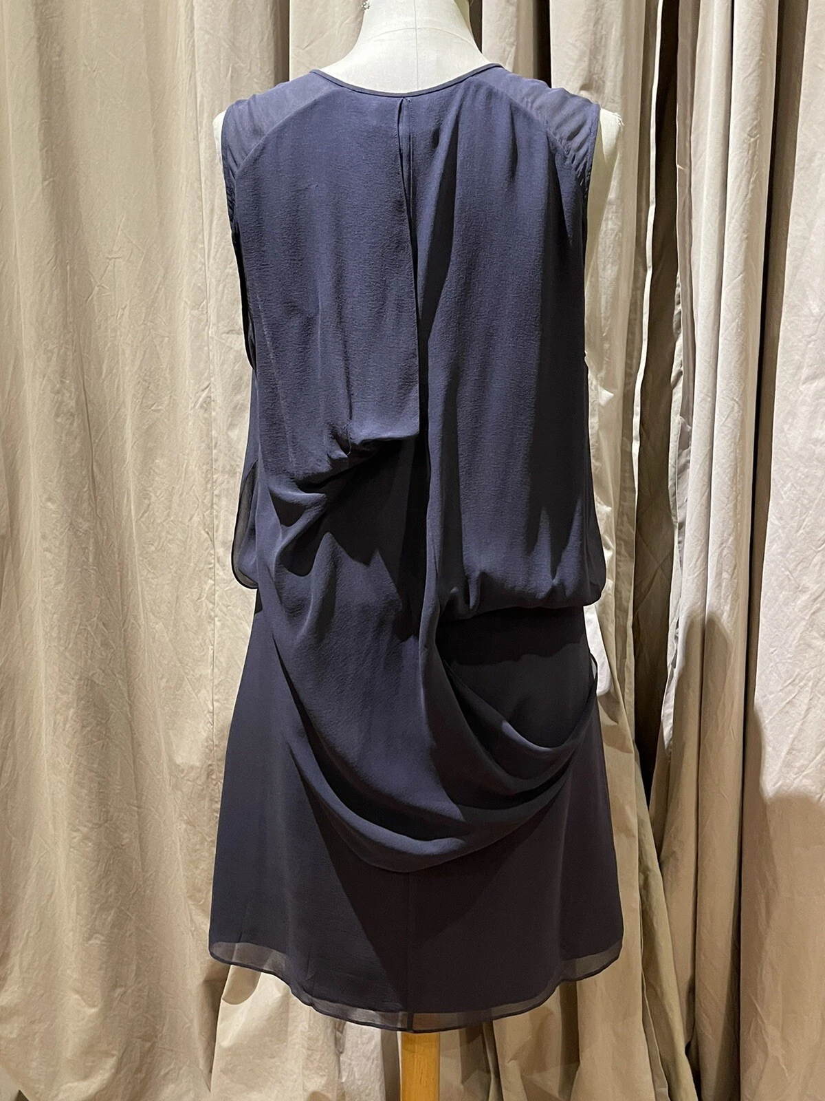 Abito contorsione drappeggiato in seta Acne Studios taglia 42 euro indossato una volta appena lavato a secco