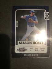 2021 Contenders Baseball Brandon Lowe Optic Insert Tampa Bay Rays 