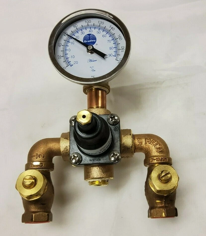 Water Tempering Valves For Eyewash Stations Safety Showers , 59 OFF