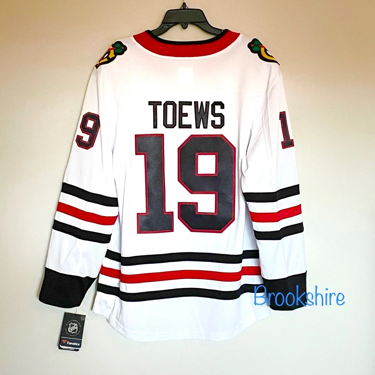Fanatics Chicago Blackhawks Jonathan Toews Breakaway Away Sewn