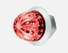2 LED DUAL FUNCTION MINI WATERMELON LIGHT (CLEARANCE/MARKER) - RED LED/CLEAR LEN