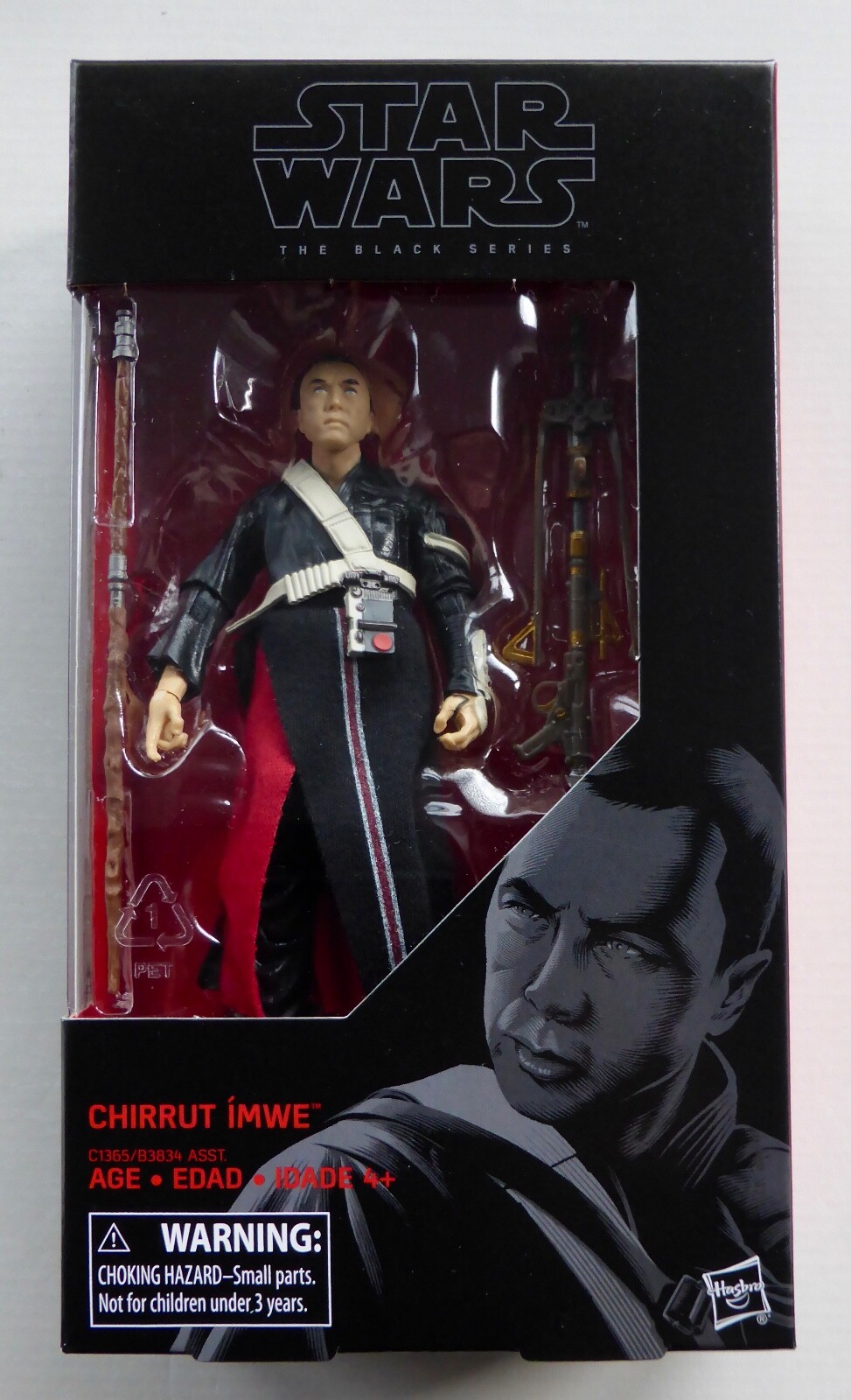 STAR WARS NEW BLACK SERIES 6"" INCH ROGUE ONE CHIRRUT IMWE #36 MISB TBS FIGURE RO