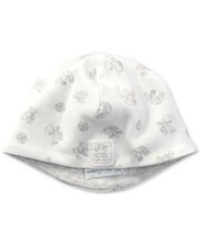 NWT Polo Ralph Lauren White Baby Boys Reversible Cotton Hat One Size pau1521