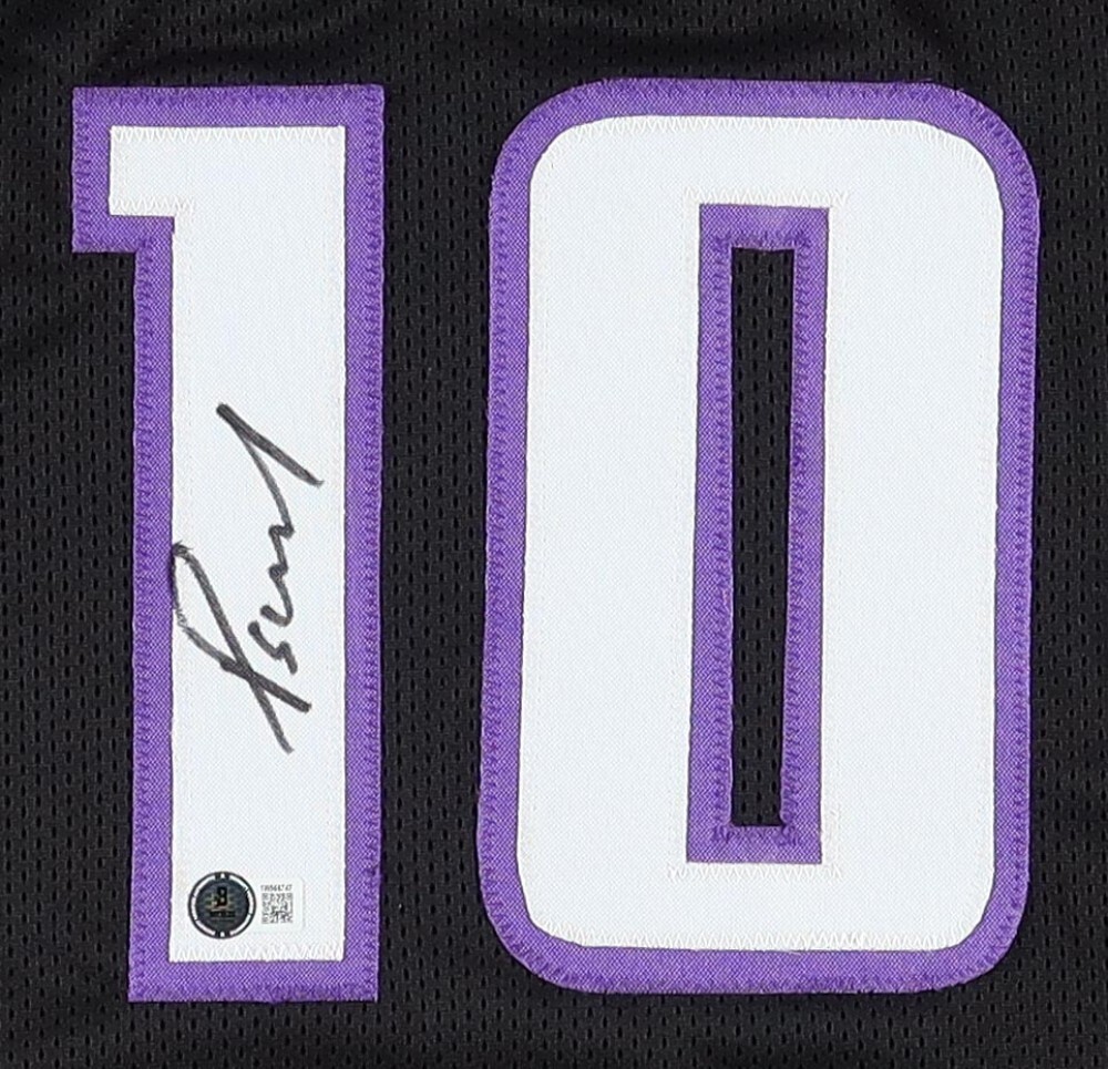 Maillot De Basket NBA Sacramento Kings Signé Domantas Sabonis - Taille XL - Authentifié Beckett