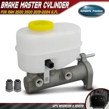 Brake Master Cylinder with Reservoir & Sensor for Ram 2500 3500 2019-2024 6.7L