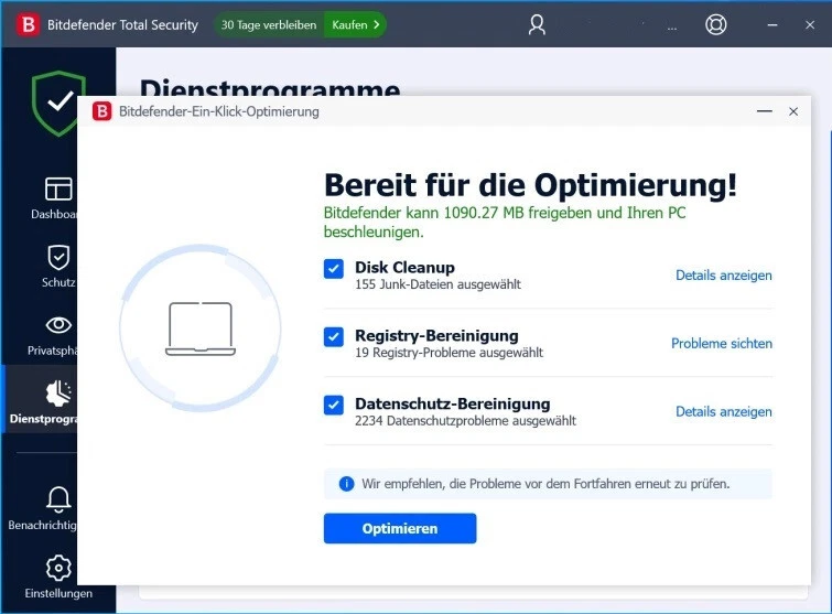 Bitdefender Total Security 5 Geräte / 18 Monate - Bild 4 von 4