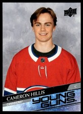 2020-21 UPPER DECK YOUNG GUNS Cameron Hillis Rookie Montreal Canadiens #705 R125