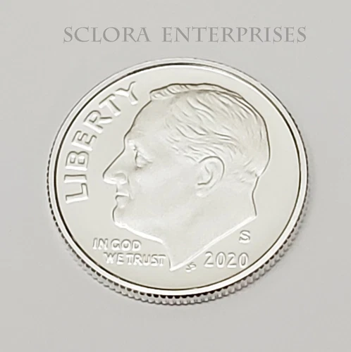 2020 S Roosevelt *99.9% SILVER PROOF* Dime  **FREE SHIPPING**