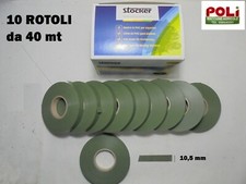 STOCKER NASTRO VERDE PVC PER LEGATRICE 10 ROTOLI DA 40MT art.2068 PVC PER VIGNA 