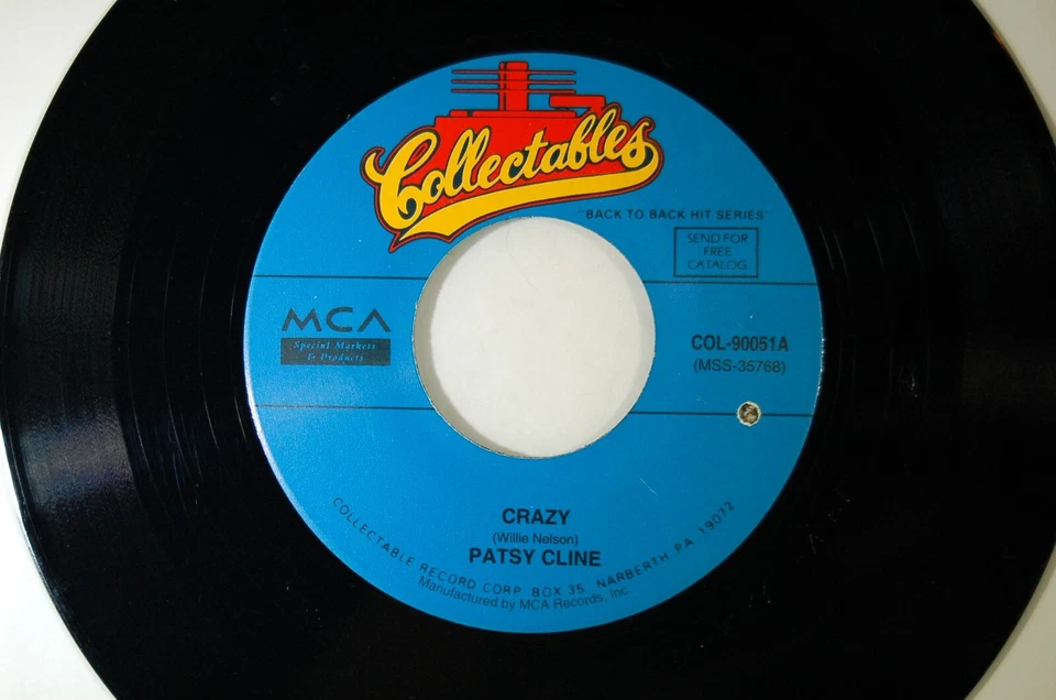 Patsy Cline - Crazy / I Fall To Pieces 45 NEAR MINT - Image 3 of 4