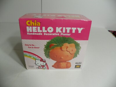 2013 Joseph Enterprises Handmade Sanrio Hello Kitty Chia Pet  Kit NIB