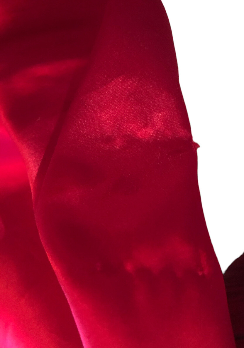 Victoria’s Secret Vintage Heart Label Red Satin Silk … Gem