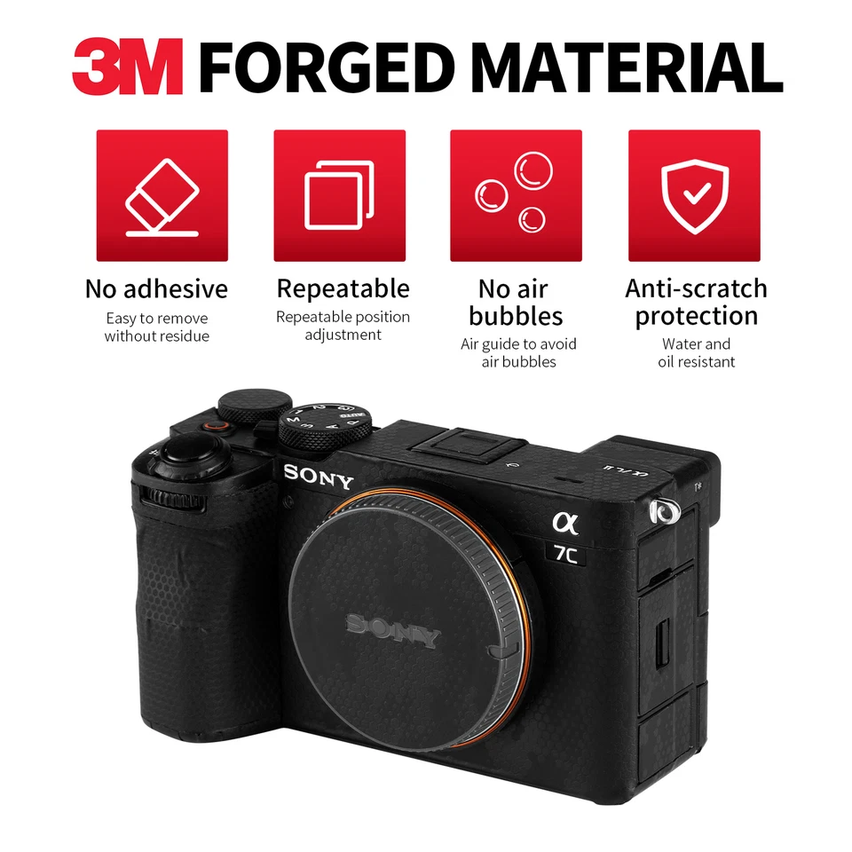 Pegatina protectora corporal antiarañazos para cámara fotográfica para Sony A7C2 A7CR Foto 3 de 4