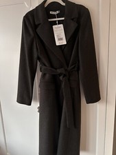 Rrp £299. New Baukjen Aye Tailored Wool Coat, Uk Size 14