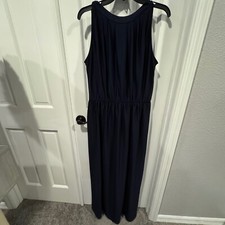 KOH KOH Navy Blue Sleeveless Maxi Dress – Size L NWOT